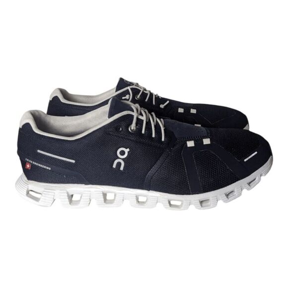 ON RUNNING Cloud 5 "Midnight/White" Running Shoes Size 13 - Picture 2 of 16